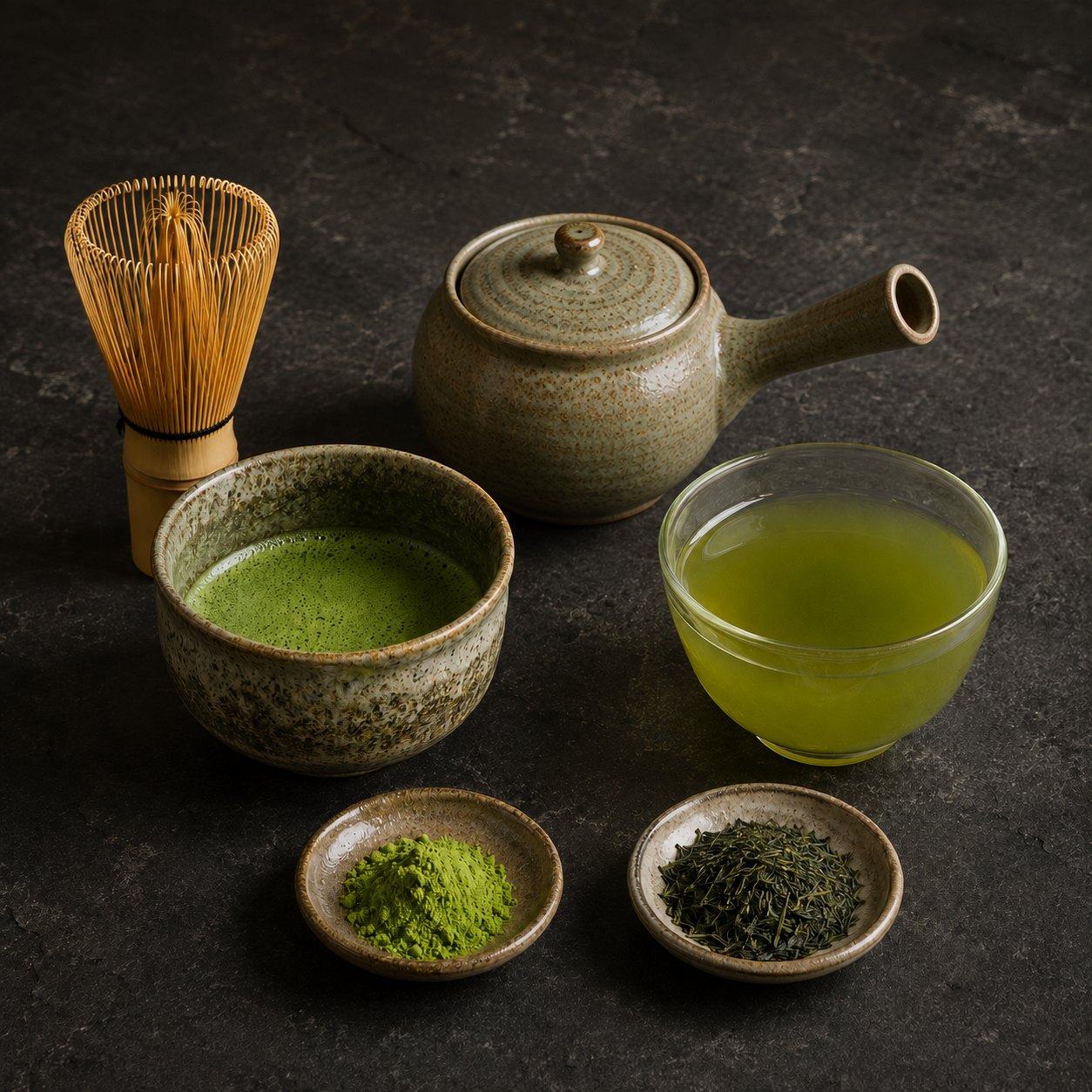 Ceremonial Matcha aus Uji und Fukamushi Sencha aus Chiran in Japan
